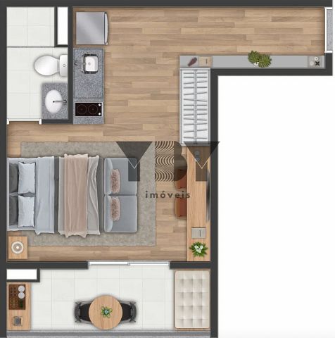 Apartamento, 1 quarto, 32 m² - Foto 14