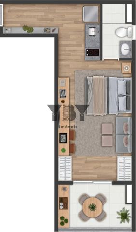 Apartamento, 1 quarto, 32 m² - Foto 15