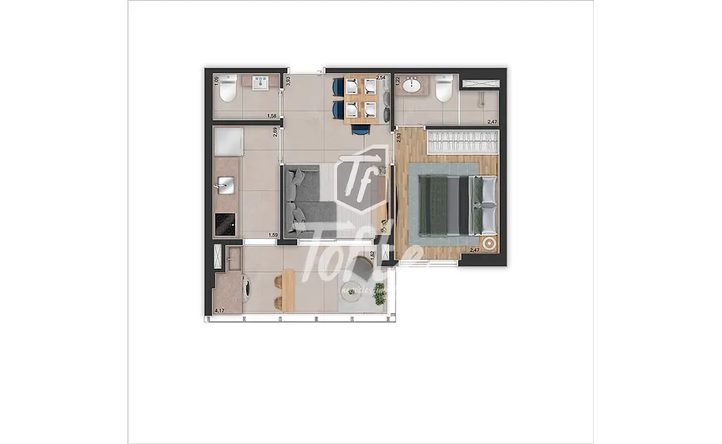 Apartamento, 2 quartos, 73 m² - Foto 17
