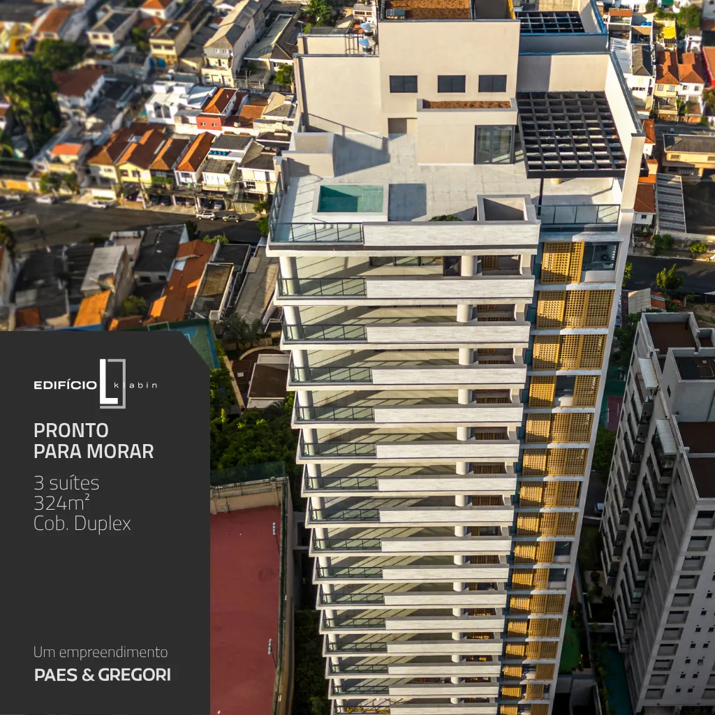 Cobertura Duplex à venda 3 Quartos 3 Suites 3 Vagas 324.56M² Jardim Vila Mariana São Paulo - SP