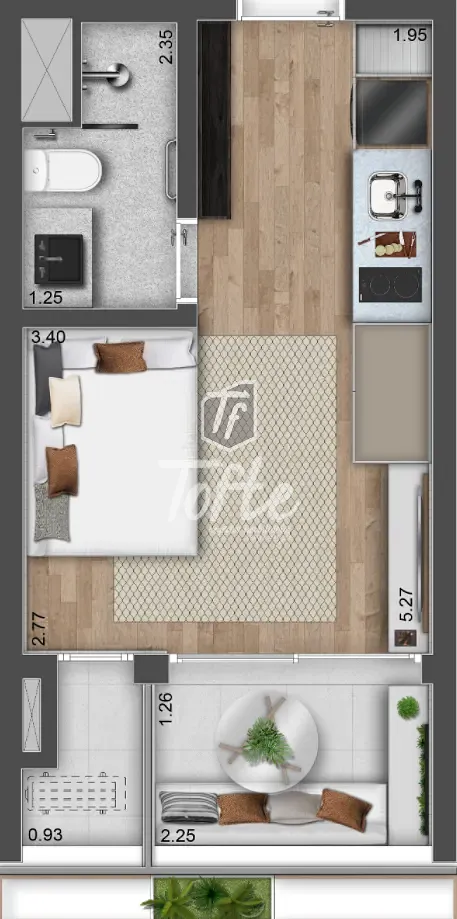 Apartamento, 1 quarto, 38 m² - Foto 27
