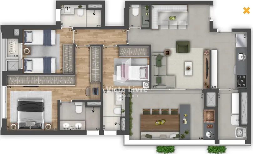 Apartamento, 1 quarto, 38 m² - Foto 30