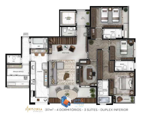 Apartamento, 1 quarto, 83 m² - Foto 33