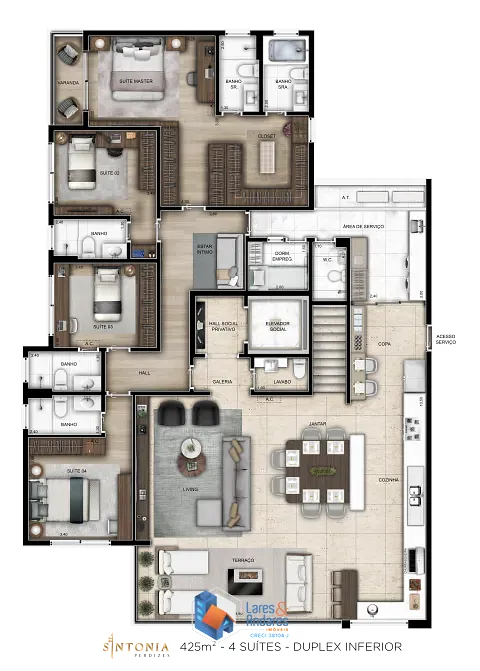 Apartamento, 1 quarto, 83 m² - Foto 35