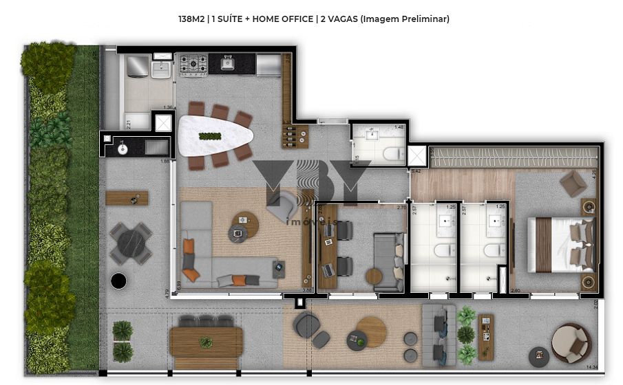 Apartamento, 2 quartos, 145 m² - Foto 32