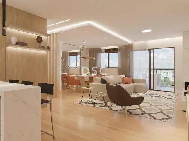 Apartamento 2 quartos e 2 banheiros, à venda, no bairro Bacacheri em Curitiba