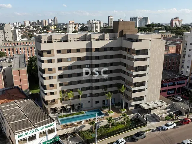 Cobertura / Penthouse 1 quarto e 1 banheiro, à venda, no bairro Novo Mundo em Curitiba
