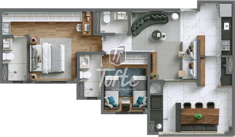 Apartamento à venda com 4 quartos, 125m² - Foto 14