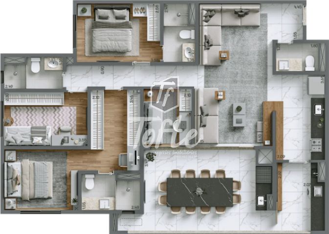 Apartamento à venda com 4 quartos, 125m² - Foto 18