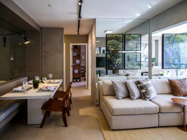 Foto do Apartamento - Apartamento à venda 2 Quartos 1 Suite 1 Vaga 58.11M² Morumbi São Paulo - SP | Ext Praça Morumbi | Vista Livre