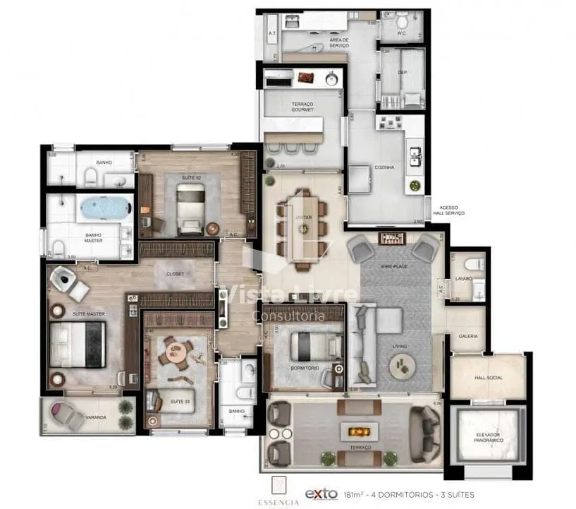 Apartamento, 2 quartos, 76 m² - Foto 13