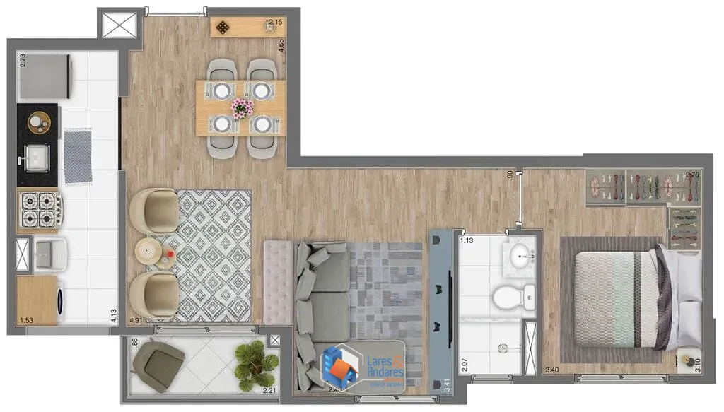 Apartamento, 2 quartos, 78 m² - Foto 17