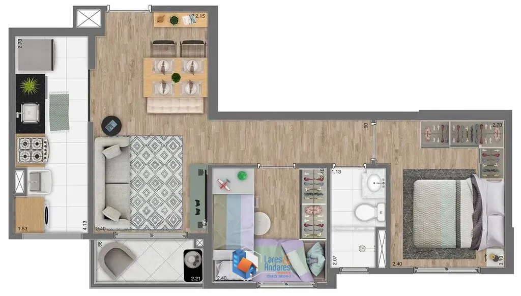 Apartamento, 2 quartos, 78 m² - Foto 19