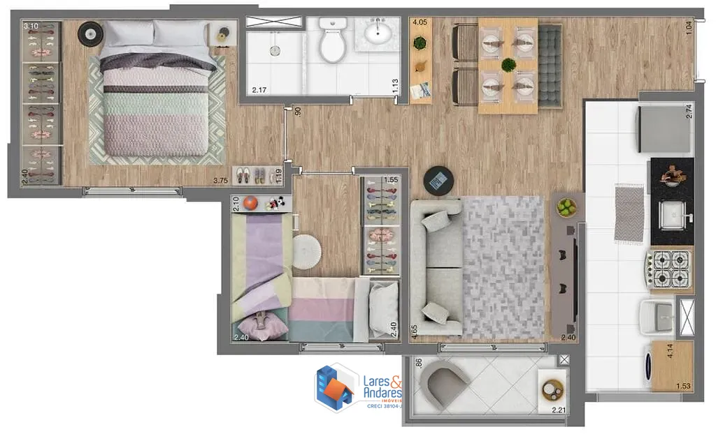 Apartamento, 2 quartos, 78 m² - Foto 20