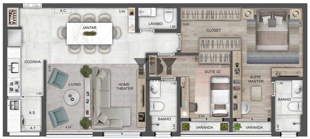Cobertura à venda com 4 quartos, 164m² - Foto 22