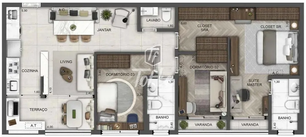 Apartamento, 2 quartos, 62 m² - Foto 23