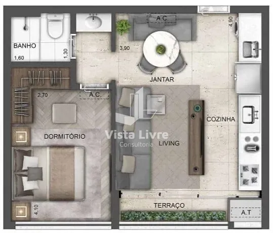 Apartamento, 2 quartos, 62 m² - Foto 18