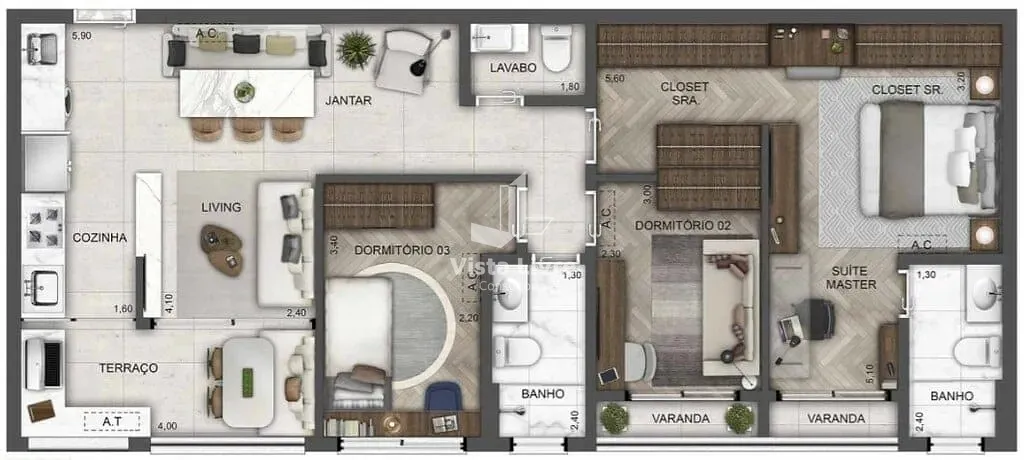 Apartamento, 2 quartos, 62 m² - Foto 23