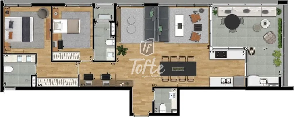 Apartamento, 3 quartos, 111 m² - Foto 11