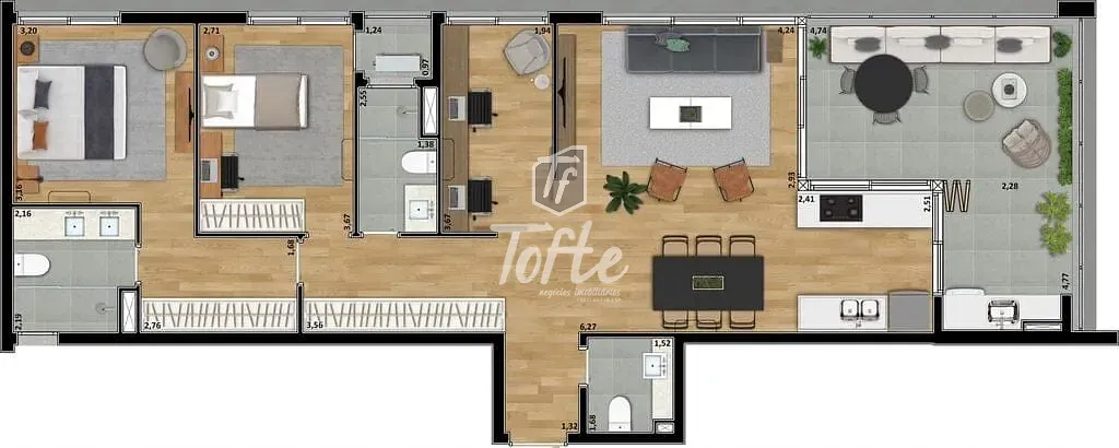 Apartamento, 3 quartos, 111 m² - Foto 12