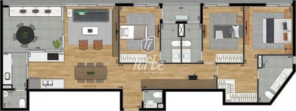 Apartamento, 3 quartos, 111 m² - Foto 13