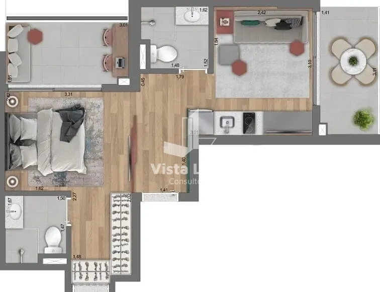 Apartamento, 1 quarto, 21 m² - Foto 25