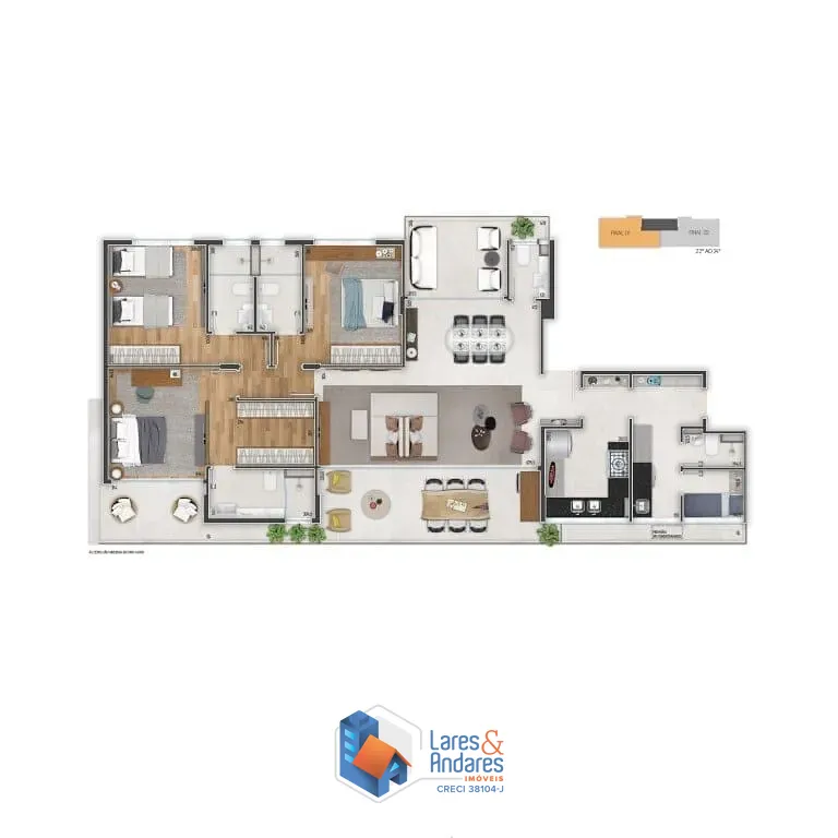 Apartamento, 3 quartos, 93 m² - Foto 34