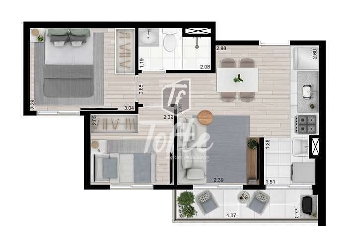 Apartamento, 2 quartos, 41 m² - Foto 23