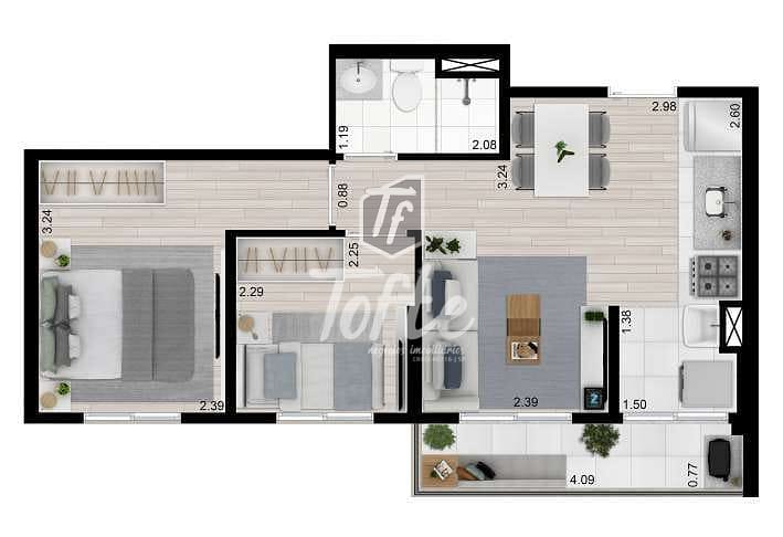 Apartamento, 2 quartos, 41 m² - Foto 25