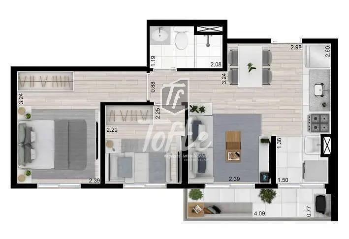 Apartamento, 2 quartos, 42 m² - Foto 25