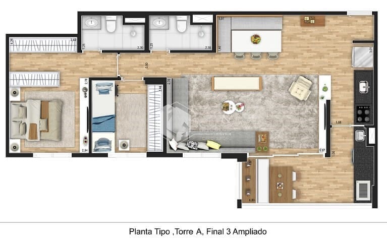 Apartamento, 3 quartos, 87 m² - Foto 24