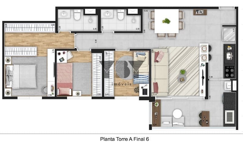 Apartamento, 3 quartos, 87 m² - Foto 20