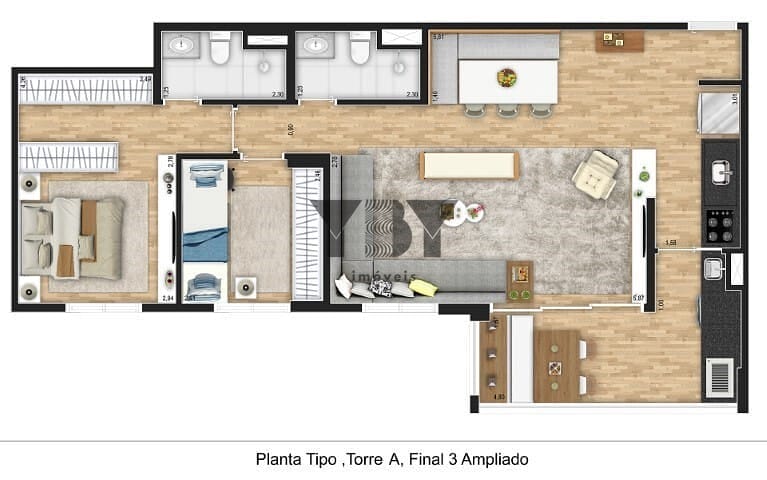 Apartamento, 3 quartos, 87 m² - Foto 24