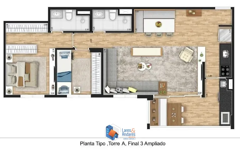 Apartamento, 3 quartos, 87 m² - Foto 24