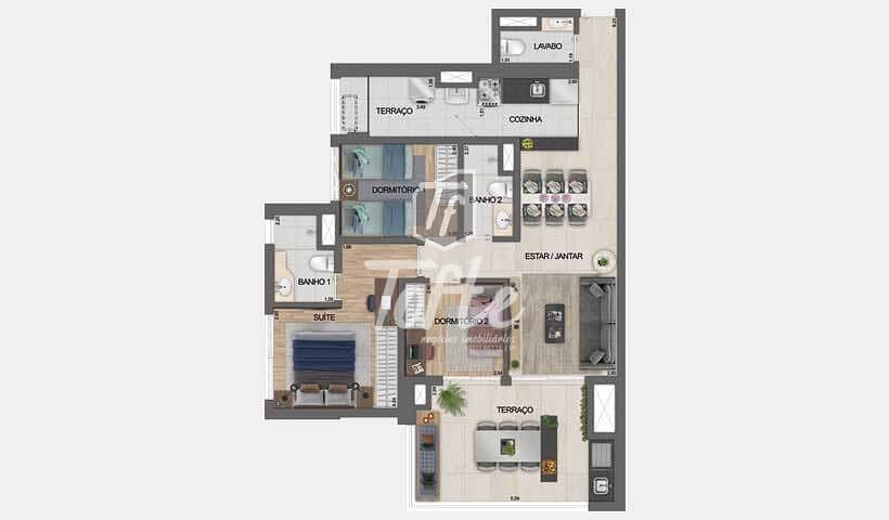 Apartamento, 2 quartos, 63 m² - Foto 48