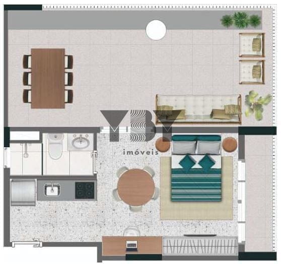 Apartamento, 1 quarto, 46 m² - Foto 21