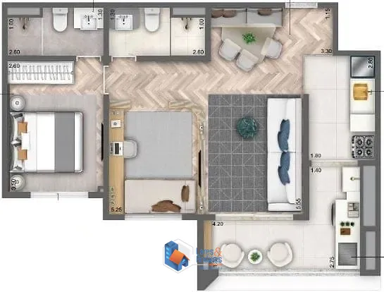 Apartamento, 2 quartos, 62 m² - Foto 14