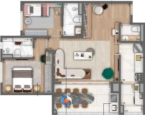 Apartamento, 2 quartos, 62 m² - Foto 20