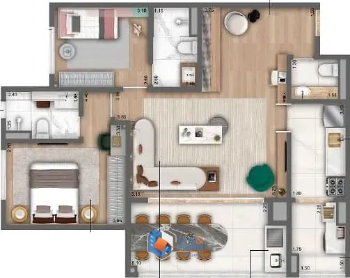 Apartamento, 1 quarto, 47 m² - Foto 20