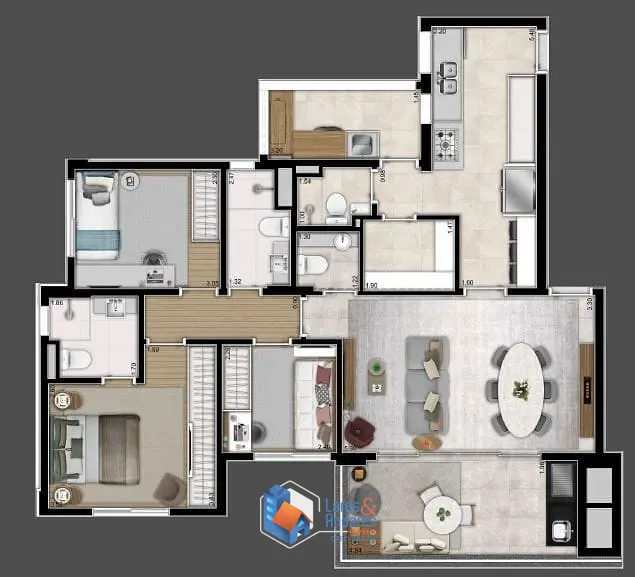 Apartamento, 4 quartos, 129 m² - Foto 19