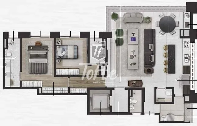 Apartamento, 2 quartos, 195 m² - Foto 17