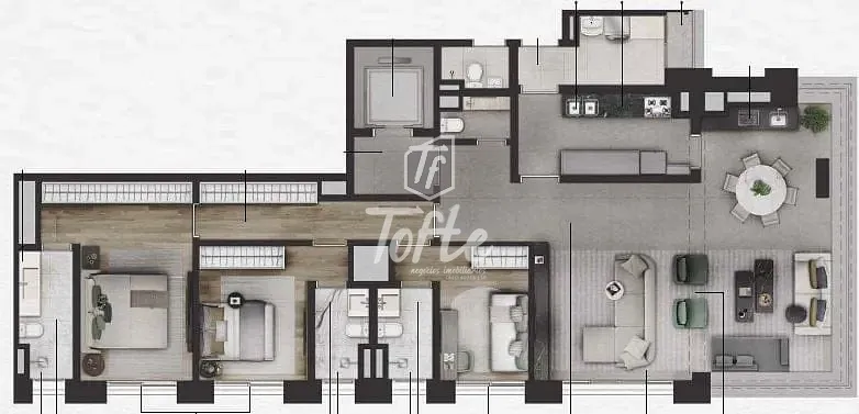 Apartamento, 2 quartos, 195 m² - Foto 19
