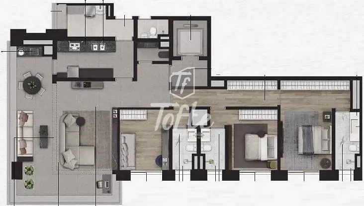 Apartamento, 2 quartos, 195 m² - Foto 21