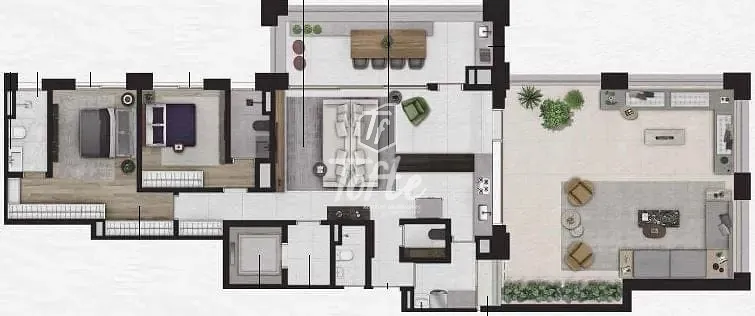 Apartamento, 2 quartos, 195 m² - Foto 22