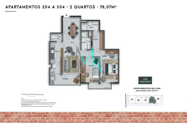 Apartamento, 2 quartos, 84 m² - Foto 17