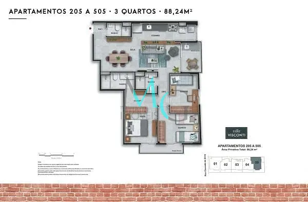 Apartamento, 2 quartos, 84 m² - Foto 23
