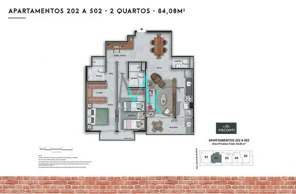 Apartamento, 2 quartos, 78 m² - Foto 19