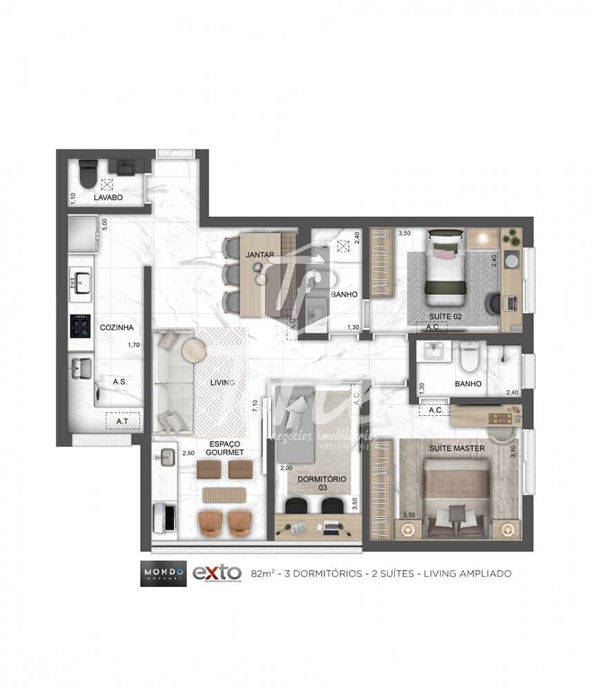 Apartamento, 2 quartos, 65 m² - Foto 19