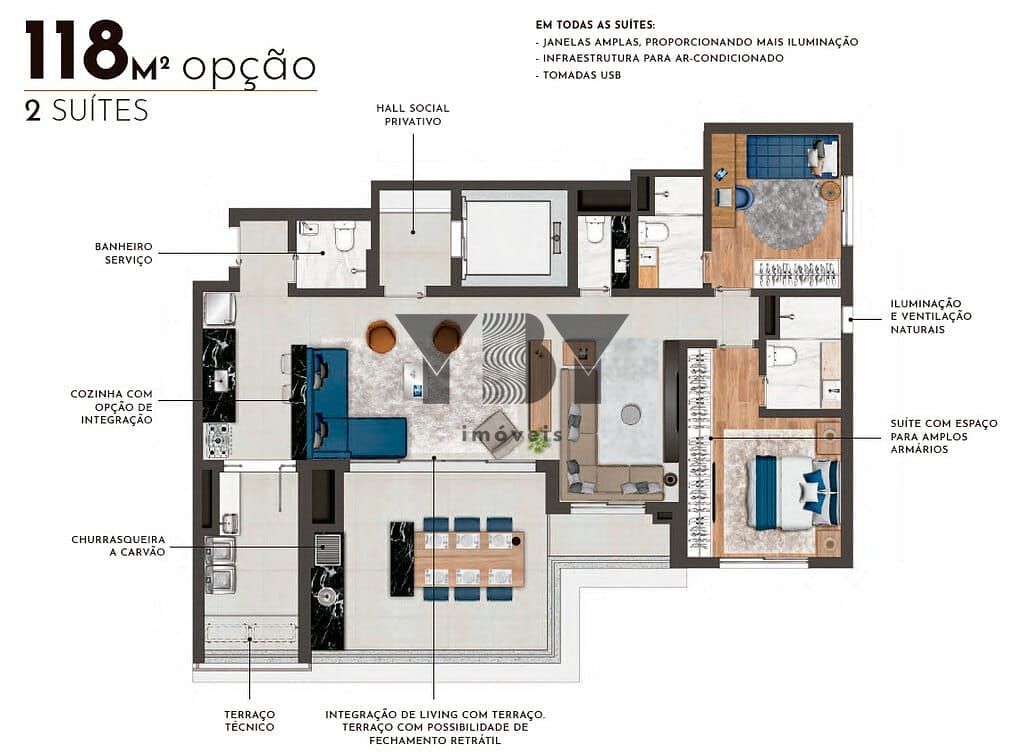 Apartamento, 3 quartos, 118 m² - Foto 20