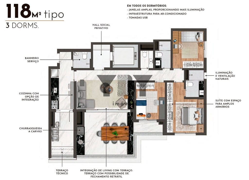 Cobertura à venda com 3 quartos, 252m² - Foto 19